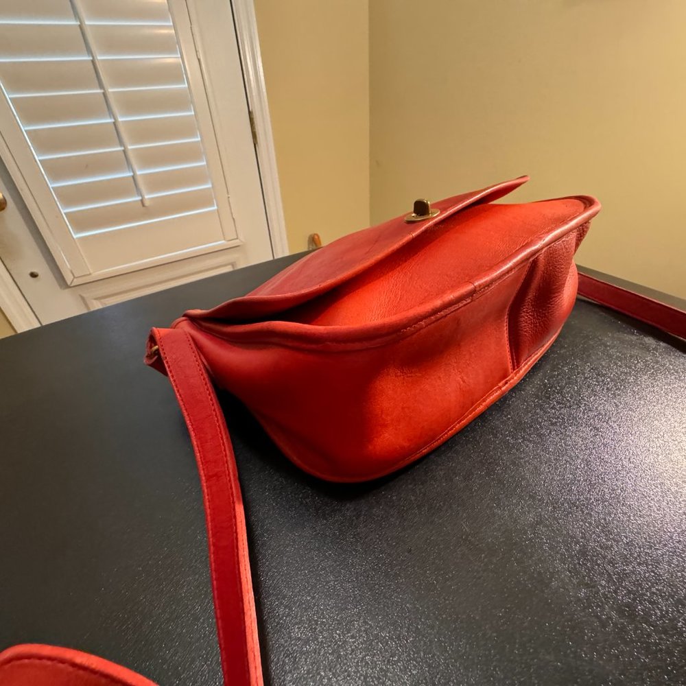 Coach vintage red crossbody bag 3846 - Picture 6 of 16